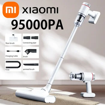 Xiaomi 95000Pa Vezeték nélküli Porszívó Kézi Erős Brushless Motor Autó&Haza Kettős felhasználású Porszívó Robot Porszívó