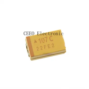 20DB D-típusú Chip Tantál Kondenzátor 16V100UF 107C 7.3*4.3 Eredeti