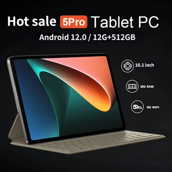 2023 Új Globális Verziója az Eredeti Tabletta Android 12.0 4K HD Képernyő 8000mAh 12GB+512 gb-os Tabletta Dual SIM-Kártyát, 5G Wifi tablet