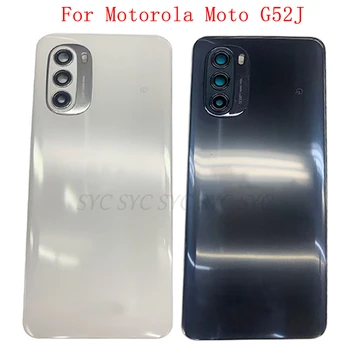 Akkumulátor Fedél Hátsó Ajtó Esetben Ház Motorola Moto G52J hátlapot Logó Öntapadó Matrica Javítás Alkatrész