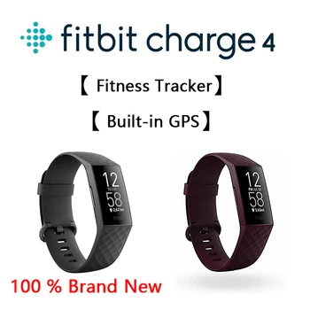 Fitbit Díj 4 Smart Óra Fitness Tevékenység Tracker Beépített GPS/pulzus/Sleep & Úszni Nyomkövető Okos Zenekar az Android-IOS