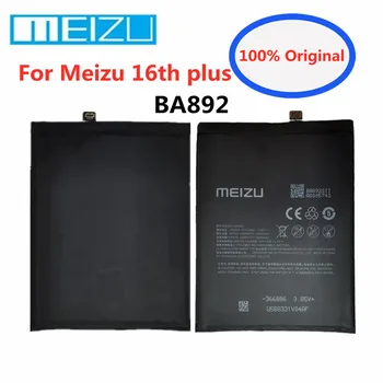 100% Eredeti Meizu BA892 3640mAh Telefon Akkumulátora A Meizu 16-án Plusz Okos Telefon Csere Akkumulátor Újratölthető Akkumulátor Volta
