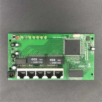 OEM 5 portos Gigabit router modul 10/100/1000M elosztó doboz 5-port mini router modulok OEM vezetékes router modul PCBA RJ45