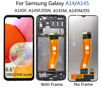Samsung Galaxy A14-es 4G A145F/ A145F/DSN LCD Kijelző érintőképernyő, Digitalizáló
