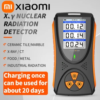 Xiaomi HFS-10 Geiger-számláló Nukleáris Sugárzás Érzékelő X-ray Béta Gamma Érzékelő Geiger-Számláló Doziméter Lítium akkumulátor