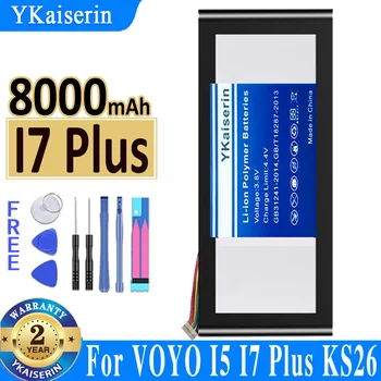 8000mAh YKaiserin Akkumulátor VOYO I5 I7 Plusz I7Plus LR3912584 KS26 Tablet PC YKaiserin