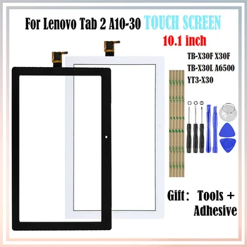 1db Új Lenovo Tab 2 X30F A10-30 TB2-X30L A6500 YT3-X30 LCD Külső érintőképernyő Üveg Digitalizáló Érzékelő Helyére