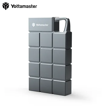 Yottamaster Hordozható Külső SSD Akár 950MB/s USB 3.1(Gen 2) 10 gbps NVMe M. 2 Mobil szilárdtestalapú Meghajtó PC/Mac/PS4