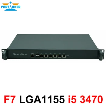 Partaker F7 Intel LGA1155 Intel Core i5 3470 Proecssor 1U WiFi VGA 6 LAN Hálózat, Szerver, Tűzfal pfSense Készülék