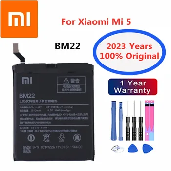 2023 év Xiao mi Eredeti Akkumulátor Xiaomi Mi 5 Mi5 M5 BM22 3000mAh Magas Minőségi Csere Akkumulátor + Eszközök
