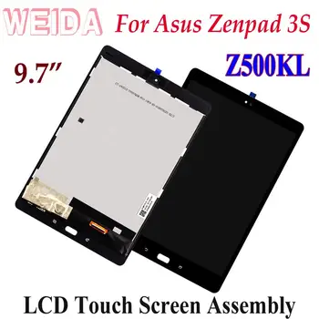 WEIDA LCD Csere Asus Zenpad 3S 10 Z500KL ZT500KL 2048*1536 LCD Kijelző érintőképernyő Szerelvény Keret P00I