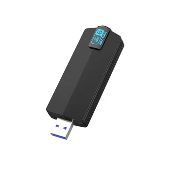 AX1800M USB Wifi6 Vezeték nélküli Hálózati Kártya, WiFi 6 USB Adapter USB3.0 kétsávos, 2,4 GHz/5 ghz-es Nagy Sebességű Hálózati Kártya