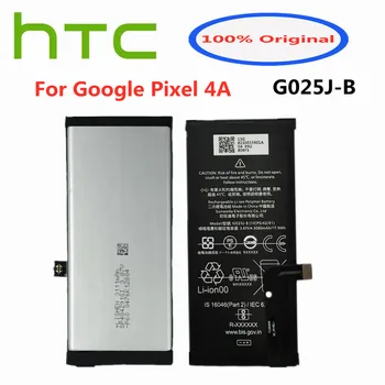 100% Eredeti, új Akkumulátor G025J-B A HTC Google Pixel 4A Pixel4A Okos Telefon Akkumulátorok Volta 3080mAh