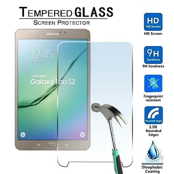 Samsung Galaxy Tab S2 8.0 T710 T713 T719-Valódi Tabletta 9H Edzett Üveg Képernyő Védő Fólia Védő Őrség Borító