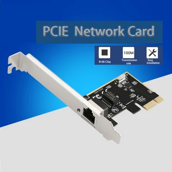 10/100Mbps PCI Express Játék, PCIE Kártya, szerencsejáték adaptív RJ45 LAN Adapter RTL8106E Asztali Játék PCIE Fast Ethernet Hálózati kártya