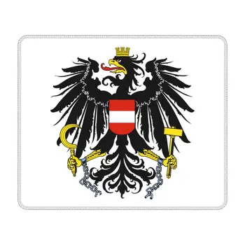 Címer, Ausztria Egér Pad csúszásgátló Gumi Mousepad Tartós Varrt Élek a Játék Asztal Számítógép Egér Alátét
