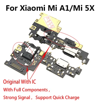 10db Eredeti Xiaomi Mi A1 A2 lite A3 USB hálózati Töltő Csatlakozó Dokk Flex Kábel Igazgatóság