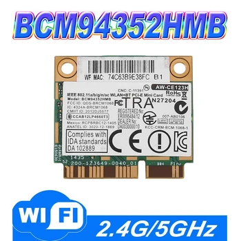 1 Db A Azurewave BCM94352HMB WIFI Kártya Mini Pcie 802.11 AC 867Mhz Vezeték nélküli Kártya